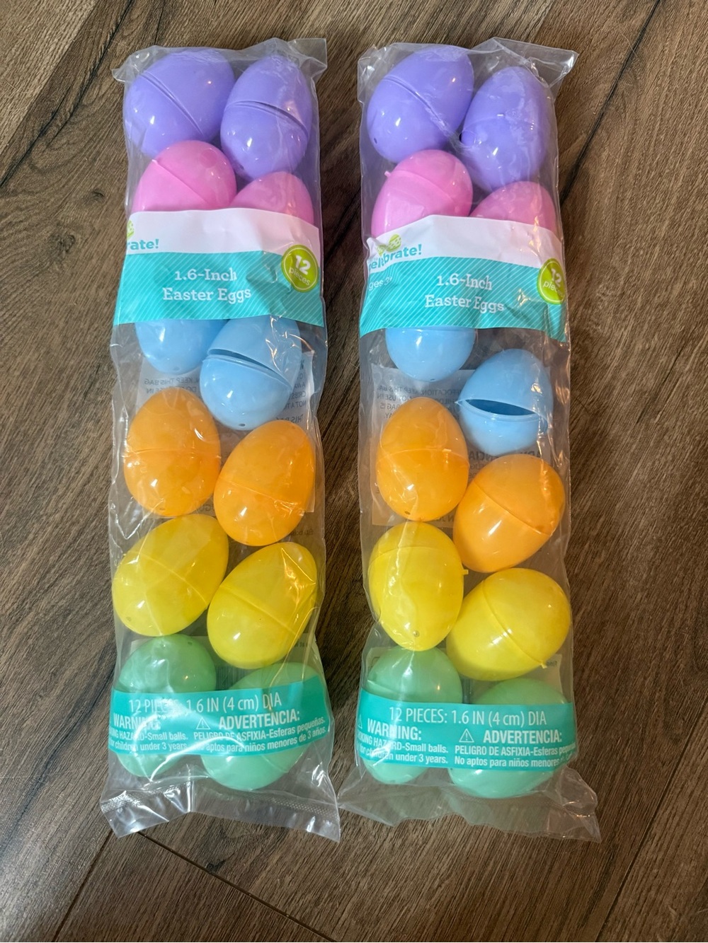 2 12pack Plastic Easter Eggs